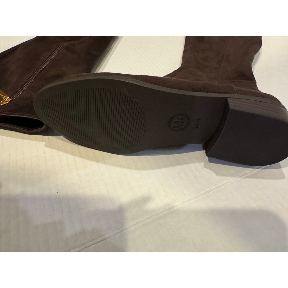 Michael Kors Women's bromley Block Heel brown Boots size 5.5 M - Picture 4 of 8